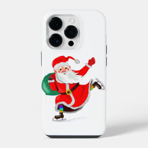 Coque Pour iPhone 14 Plus Étui iPhone Noël Santa avec Cadeau