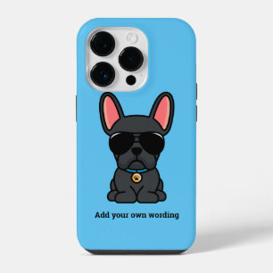 Coque Pour iPhone 14 Plus Étui pour iPhone Case-Mate Bouledogue Français Noi