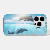 Coque Pour iPhone 14 Plus Étui pour iPhone Case-Mate Dauphins  (Verso Horizontal)