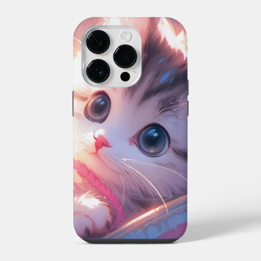 Coque Pour iPhone 14 Plus Étui pour iPhone / iPad de chaton mignon (Verso)