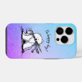 Coque Pour iPhone 14 Plus Étui pour iPhone / iPad KiniArt Samoyed (Verso Horizontal)