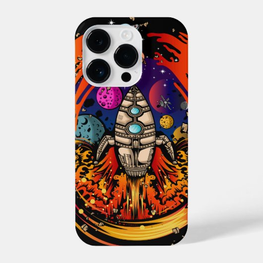 Coque Pour iPhone 14 Plus Exploser le vaisseau spatial (Verso)