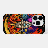 Coque Pour iPhone 14 Plus Exploser le vaisseau spatial (Verso Horizontal)