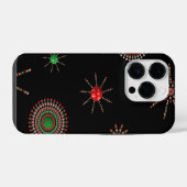 Coque Pour iPhone 14 Plus Explosion d'étoiles de Noël (Verso Horizontal)