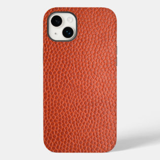 Coque Pour iPhone 14 Plus Faux En Cuir Orange. Coque iphone personnalisé