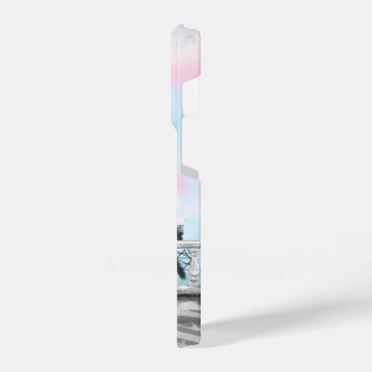 Coque Pour iPhone 14 Plus Femme À Paris Tour Eiffel (Côté gauche)