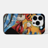 Coque Pour iPhone 14 Plus fille graffiti (Verso Horizontal)