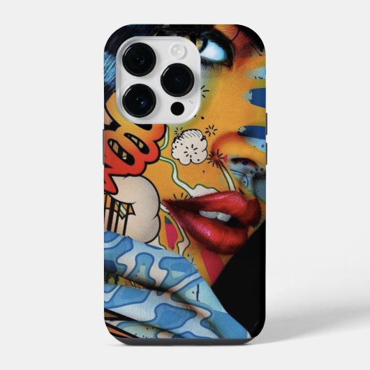 Coque Pour iPhone 14 Plus fille graffiti (Verso)