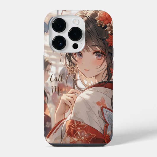 Coque Pour iPhone 14 Plus fille papillon  (Verso)