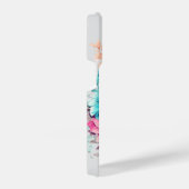 Coque Pour iPhone 14 Plus Fille papillon rose Sensibilisation au cancer du s (Côté droit)