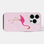 Coque Pour iPhone 14 Plus Flamant rose rose (Verso Horizontal)