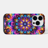 Coque Pour iPhone 14 Plus Fleur Abstraite (Verso Horizontal)