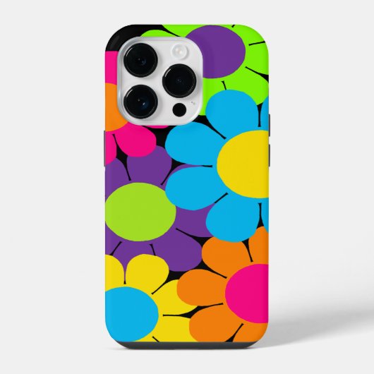 Coque Pour iPhone 14 Plus Fleur Pop Power (Verso)
