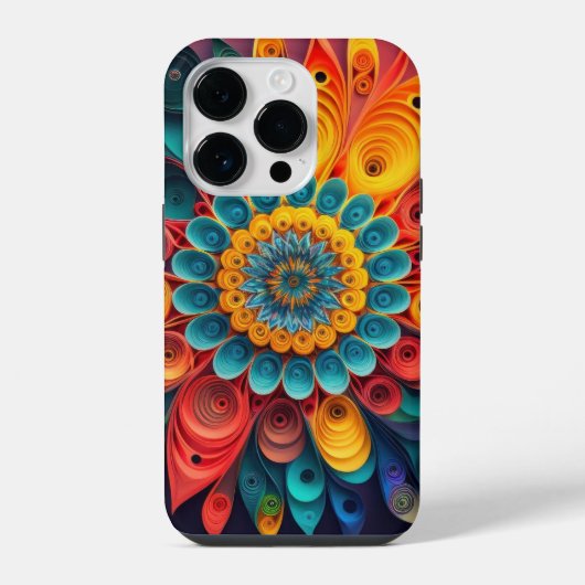 Coque Pour iPhone 14 Plus Fleur unique 3D (Verso)
