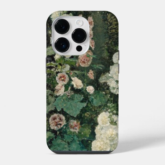 Coque Pour iPhone 14 Plus Fleurs de Rose Trèfle (Verso)