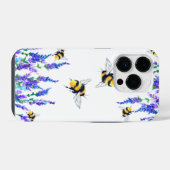 Coque Pour iPhone 14 Plus Fleurs et abeilles Flying coque iphone Spring (Verso Horizontal)