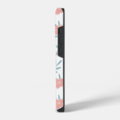 Coque Pour iPhone 14 Plus Fleurs Et Feuilles Roses (Côté gauche)