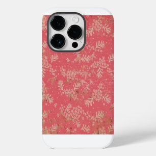Coque Pour iPhone 14 Plus Fleurs japonaises vintages et Feuilles