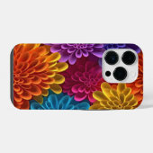 Coque Pour iPhone 14 Plus Fleurs multicolores 3D (Verso Horizontal)