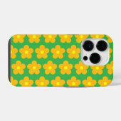 Coque Pour iPhone 14 Plus Fleurs Orange Clair (Verso Horizontal)