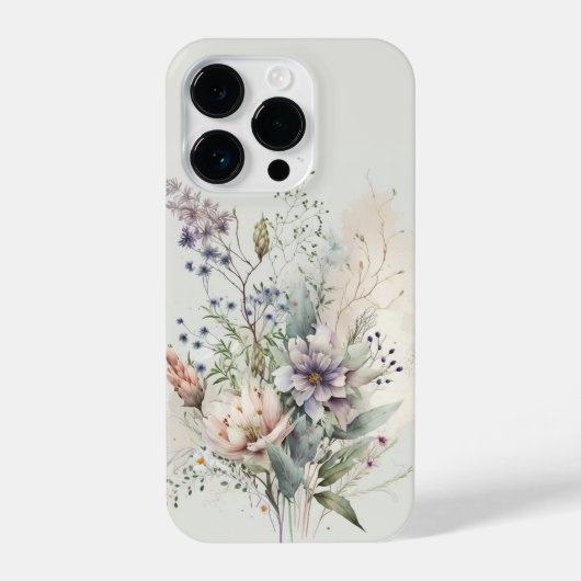 Coque Pour iPhone 14 Plus Fleurs sauvages de printemps délicats (Verso)
