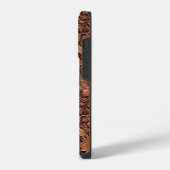 Coque Pour iPhone 14 Plus Floral Boho Brown (Côté gauche)