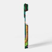 Coque Pour iPhone 14 Plus Forêt magique Pixel Art Nom personnalisé (Côté gauche)