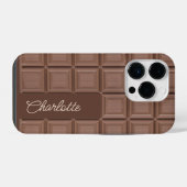 Coque Pour iPhone 14 Plus Friandises Chocolat Choco Cacao (Verso Horizontal)