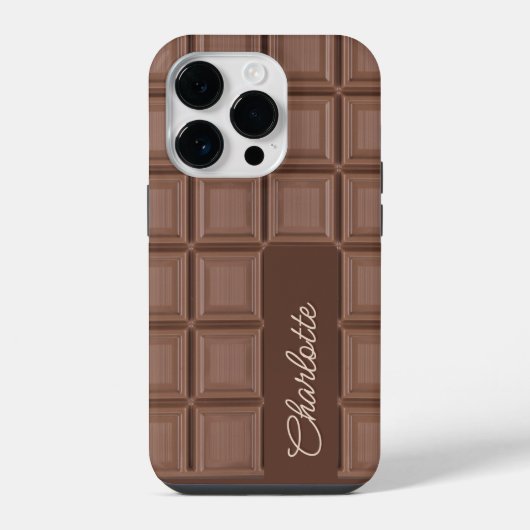 Coque Pour iPhone 14 Plus Friandises Chocolat Choco Cacao (Verso)