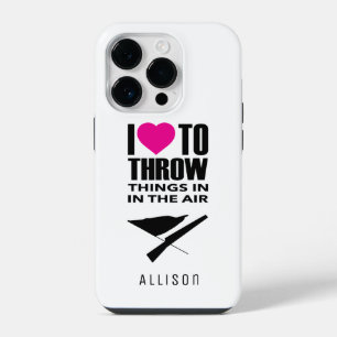 Coque Pour iPhone 14 Plus Garde de couleur Je aime jeter des choses en l'air