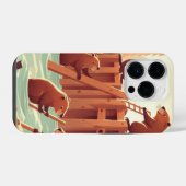 Coque Pour iPhone 14 Plus Gardien de la Nature (Verso Horizontal)