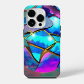 Coque Pour iPhone 14 Plus Globe de l'Iridescente spatiale (Verso)