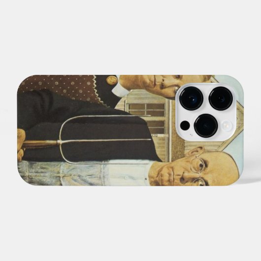 Coque Pour iPhone 14 Plus gothique américain (Verso Horizontal)