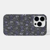 Coque Pour iPhone 14 Plus Gouttes de pluie sur du métal (Verso Horizontal)