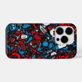 Coque Pour iPhone 14 Plus Graffiti coloré (Verso Horizontal)