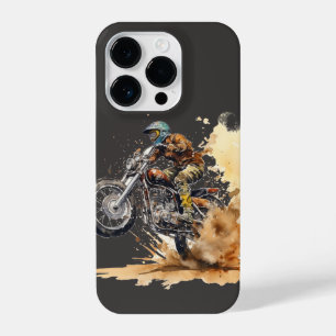 Coque Pour iPhone 14 Plus Graphique d'action Motocross Racing