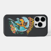 Coque Pour iPhone 14 Plus Graphique du Surf de levage Aquaman et Trident (Verso Horizontal)