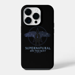 Coque Pour iPhone 14 Plus Graphisme de Castiel Surnaturel Étoiles Filantes