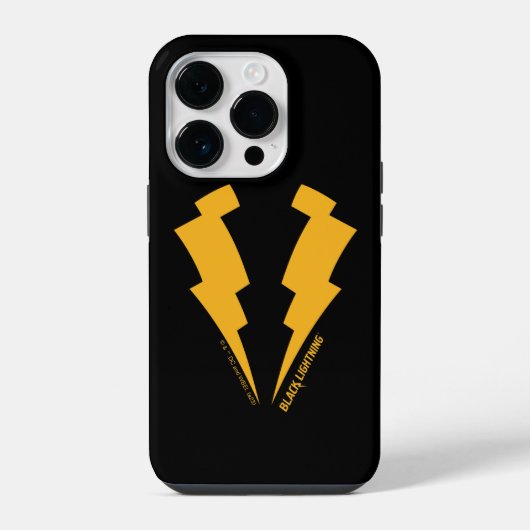 Coque Pour iPhone 14 Plus Graphisme Éclairs Noirs (Verso)