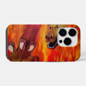 Coque Pour iPhone 14 Plus Griffe de dragon rouge (Verso Horizontal)