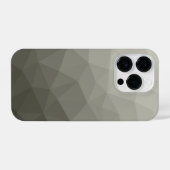 Coque Pour iPhone 14 Plus Gris brun clair dégradé de l'armée maille géométri (Verso Horizontal)