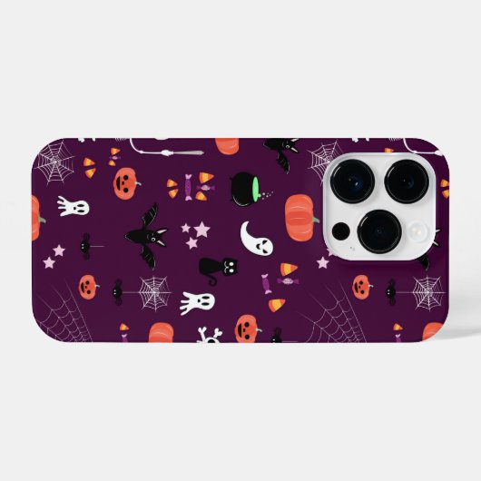 Coque Pour iPhone 14 Plus Halloween (Verso Horizontal)