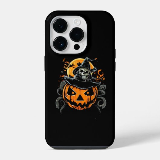 Coque Pour iPhone 14 Plus Halloween/citrouille/automne/automne (Verso)