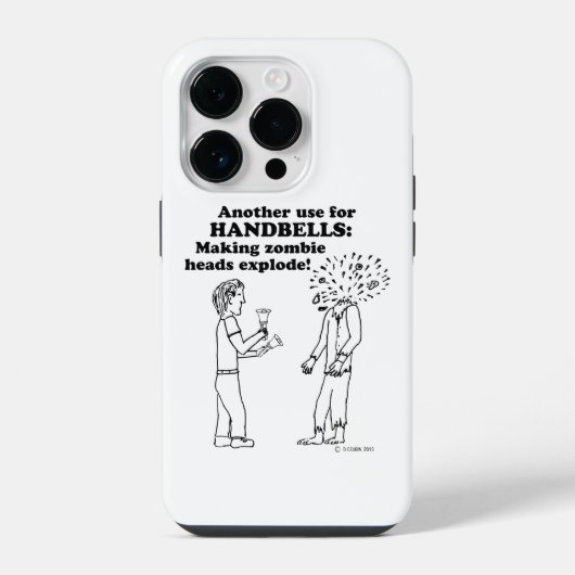 Coque Pour iPhone 14 Plus Handbells Zombie Explode Coque-Mate coque iphone (Verso)