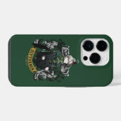 Coque Pour iPhone 14 Plus HARRY POTTER™ | Anime Draco Malfoy House Crest (Verso Horizontal)