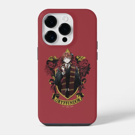 Coque Pour iPhone 14 Plus HARRY POTTER™ | Anime Ron Weasley House Crest (Verso)
