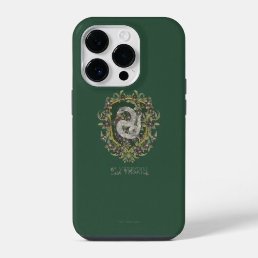 Coque Pour iPhone 14 Plus HARRY POTTER™ | Blason de SLYTHERIN™ (Verso)