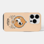 Coque Pour iPhone 14 Plus HARRY POTTER™ | Dessin délicat Blason HUFFLEPUFF™ (Verso Horizontal)