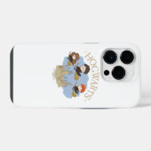 Coque Pour iPhone 14 Plus HARRY POTTER™, Hermione et Ron survolent HOGWARTS™ (Verso Horizontal)