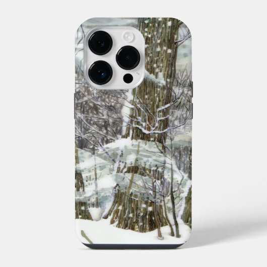 Coque Pour iPhone 14 Plus Hiver (Verso)